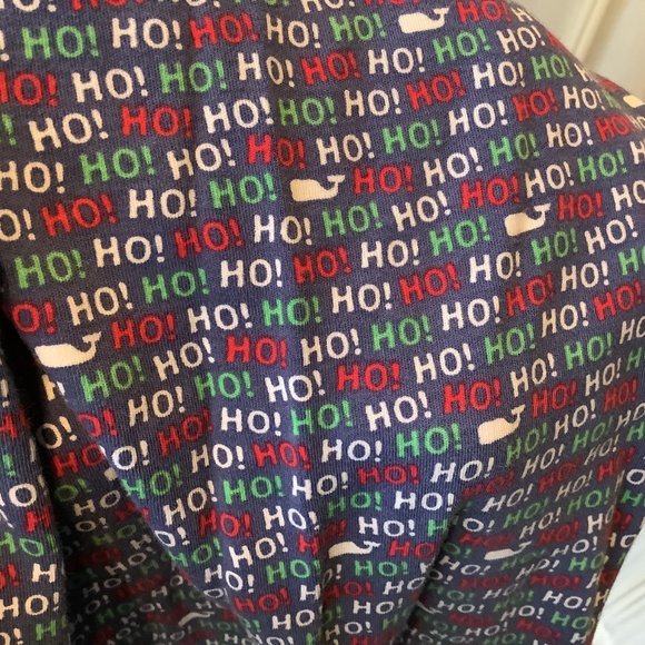 Vineyard Vines Womens Holiday Pajama Pants Cotton Ho Ho Ho Size XXS - Picture 7 of 7